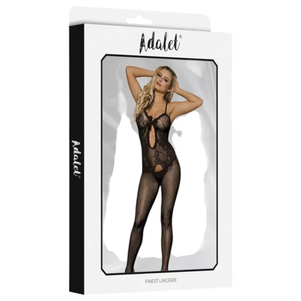Adalet Many - Bow Mesh Jumpsuit - (Black)