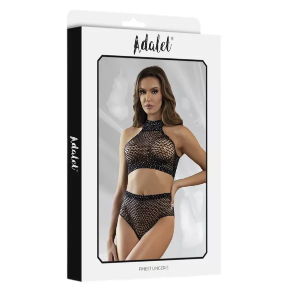 Adalet Marga - Black Fishnet Set