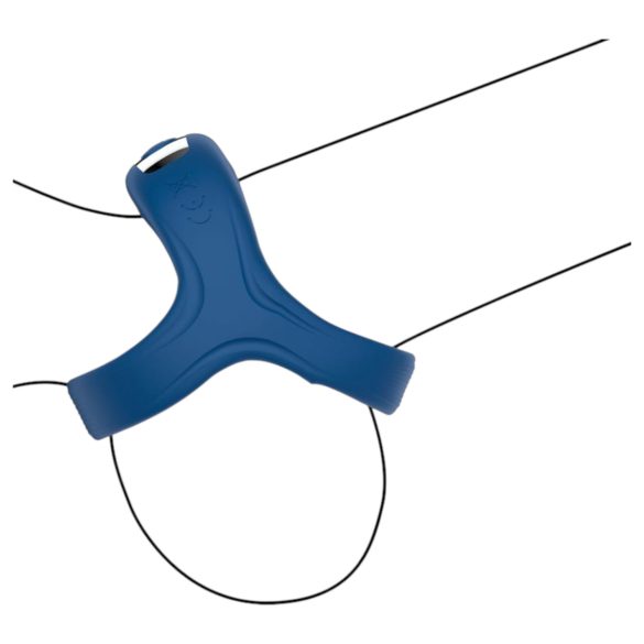 INTOYOU - Smart Vibrating Blue Ring for Him