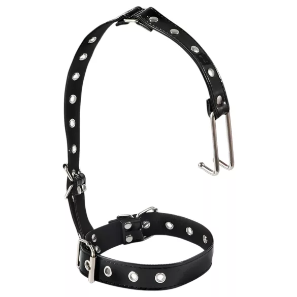 Latetobed - Collar with Nose Hook (Black)