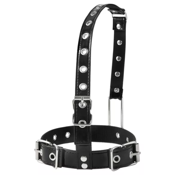 Latetobed - Collar with Nose Hook (Black)