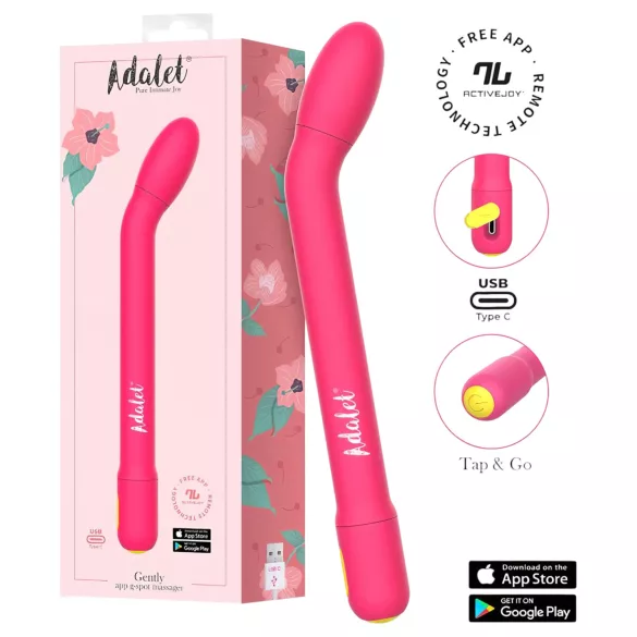 Adalet Gently - Smart G-Spot and Prostate Vibrator (Pink)
