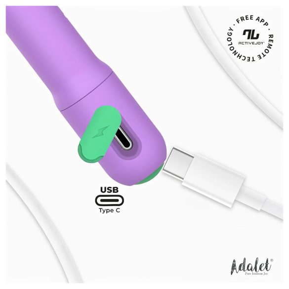 Adalet Gently - Smart G-Spot & Prostate Vibrator (Purple)