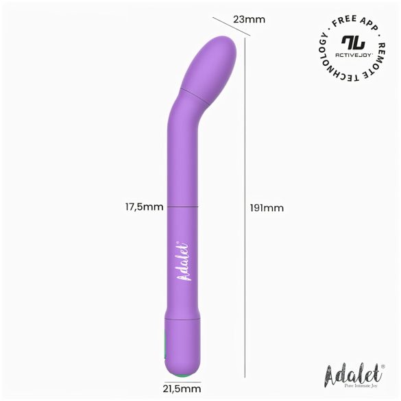 Adalet Gently - Smart G-Spot & Prostate Vibrator (Purple)