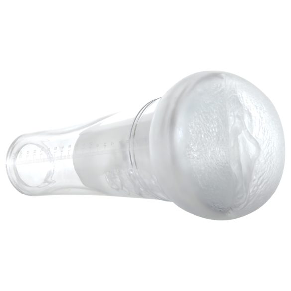Zero Tolerance - Rechargeable Vibrating-Suction Masturbator (Clear)