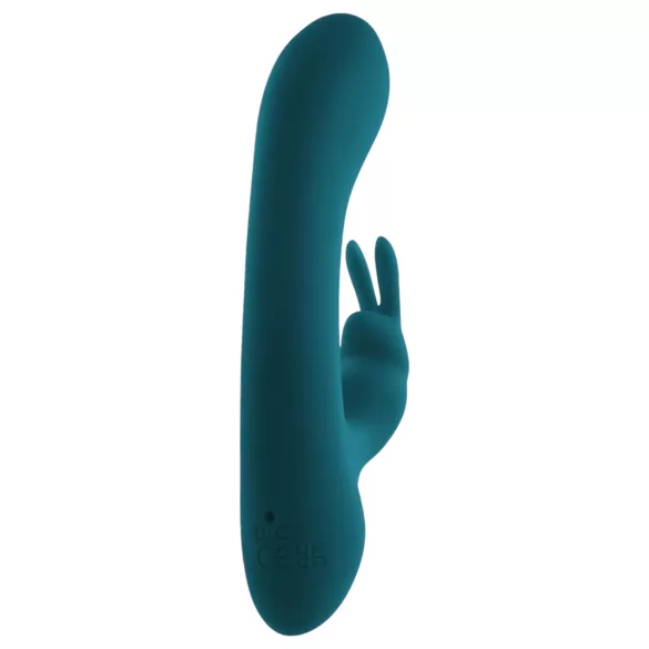 Playboy Rabbit - Rechargeable, Waterproof Clitoral Vibrator (Turquoise)
