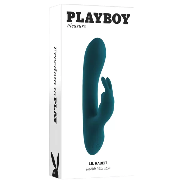 Playboy Rabbit - Rechargeable, Waterproof Clitoral Vibrator (Turquoise)