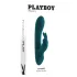 Playboy Rabbit - Rechargeable, Waterproof Clitoral Vibrator (Turquoise)
