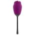 Playboy - Waterproof Rechargeable Rose Vibrator with Tongue (Purple)