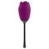 Playboy - Waterproof Rechargeable Rose Vibrator with Tongue (Purple)