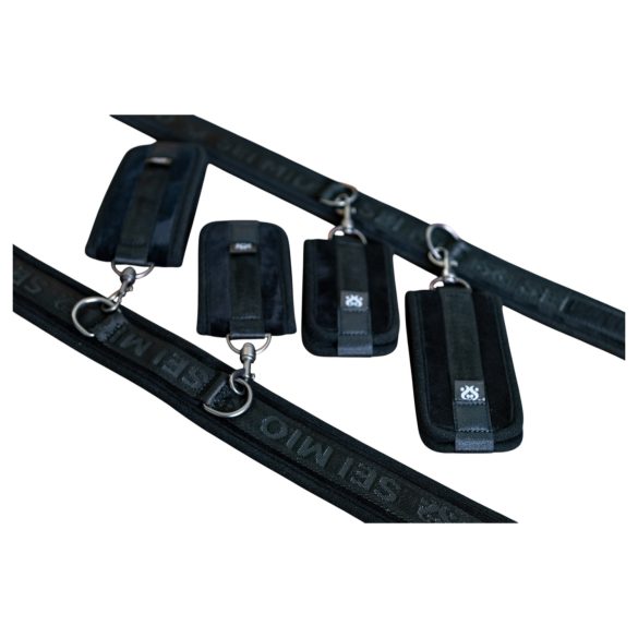 Sei Mio - Black Thigh, Wrist, and Ankle Restraints