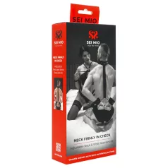   Sei Mio - Hands-Back Restraints Set with Cuffs & Collar (Black)
