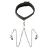 Sei Mio - Black Collar & Nipple Clamps