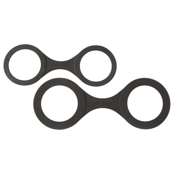 Sei Mio - Silicone Cuffs - Large (Black)