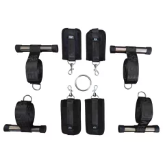 Sei Mio - Door-Mounted Bondage Cross (Black)