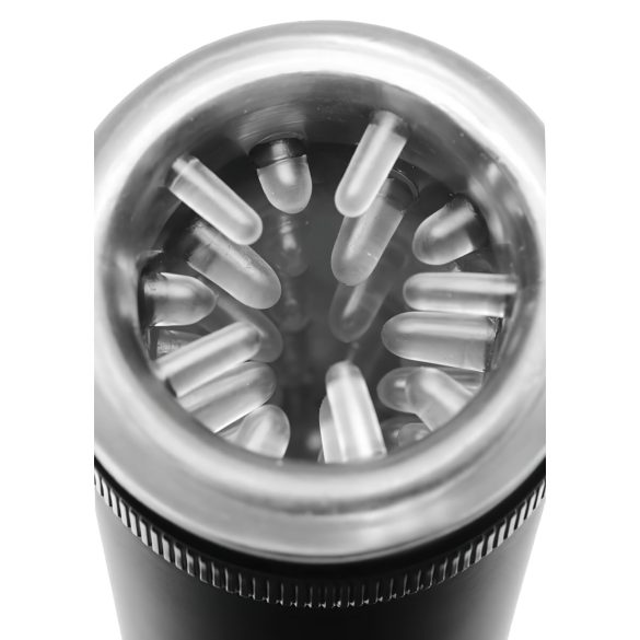 Master-Bot - Soft Spiked Masturbator with Up-Down Motion (Black)