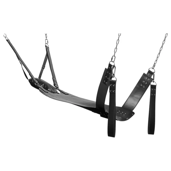 XR Brands - Black Sex Sling with Stand