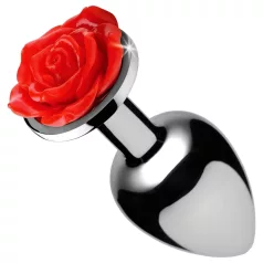 Booty Sparks - rose anal plug (silver)