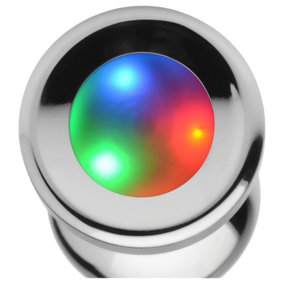 Booty Sparks - Illuminating Anal Plug - Large (Silver)