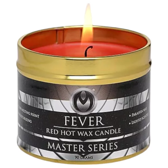 XR Brands - Fever - paraffin body candle (red, 120 g)