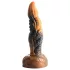 Creature Cocks Ravager - Textured Silicone Dildo - 8" (Orange)