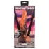 Creature Cocks Ravager - Textured Silicone Dildo - 8" (Orange)