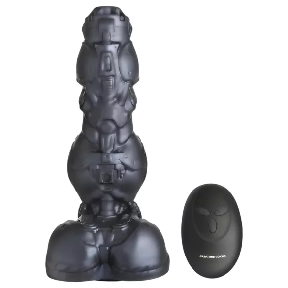 XR Brands Cyborg Cock - Thrusting Robotic Vibrator with Remote (Silver)