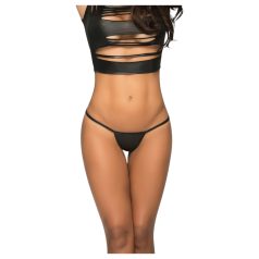 Mapalé - Shiny Micro Thong (Black)