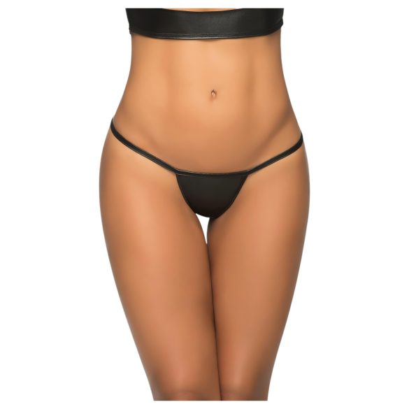 Mapalé - Shiny Micro Thong (Black)