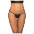 Mapalé - Shiny Micro Thong (Black) - M/L
