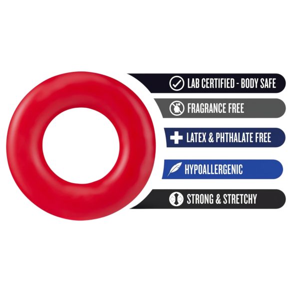 Stay Hard - Red Penis Ring Set