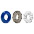 Stay Hard - Vibrant Cock Ring Set - 3pcs (Colored)