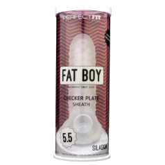 Fat Boy Checker Box - White 15cm Penis Sleeve