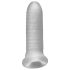 Fat Boy Micro Ribbed - White Penis Sleeve (15cm)
