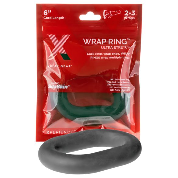 Perfect Fit Ultra Wrap 6 - Thick Black 15cm Penis Ring