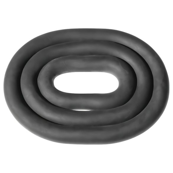 Perfect Fit Ultra Wrap - Thick Black Penis Ring Set (3 Pack)