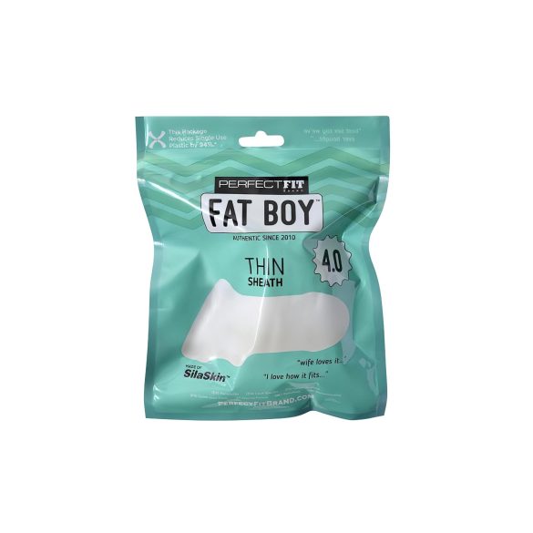 Fat Boy Thin - 4" White Sleeve