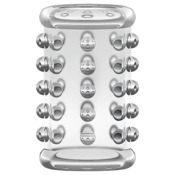 Stay Hard - Polka Dot Penis Sleeve (Translucent)