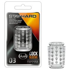 Stay Hard - Small Spiked Penis Sleeve (Transparent)
