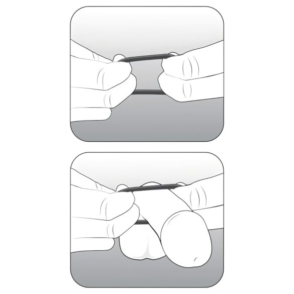 Stay Hard - Black Penis Ring Set