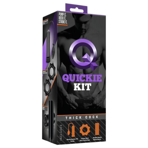 Quickie Kit - Thick Penis Pump Set (4 Pieces)