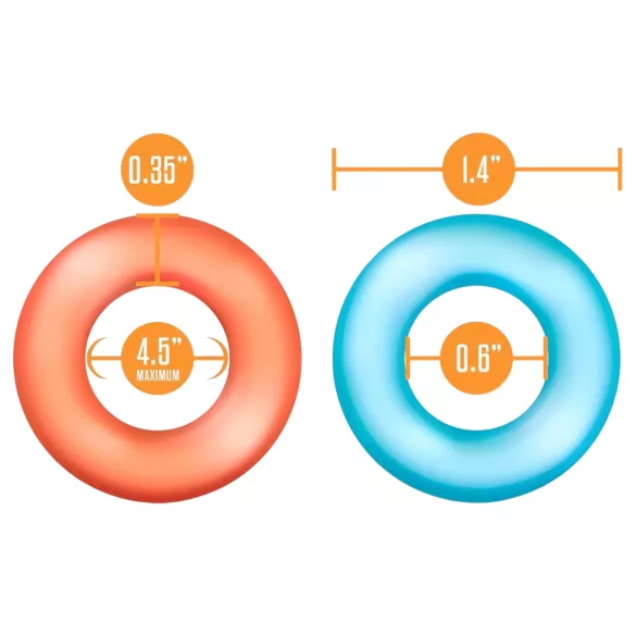 King of the Ring - Vibrant Penis Ring Set (6 pcs)