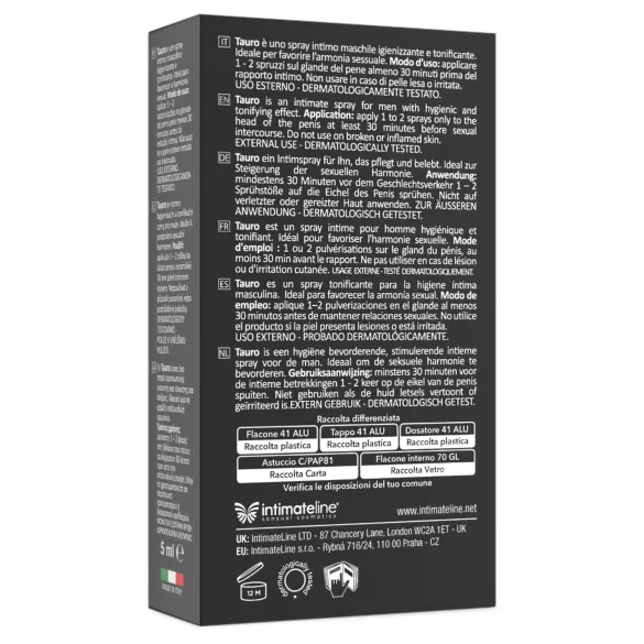 Tauro Extra Power - delay spray for men (5 ml)