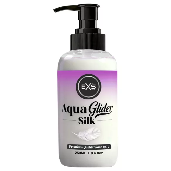 EXS AquaGlider Silk - silky water-based lubricant in a pump bottle (250 ml)