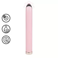 Loveline - straight glass vibrator (pink)