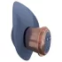 Loveline - interchangeable‑head vibrator set (blue‑grey)
