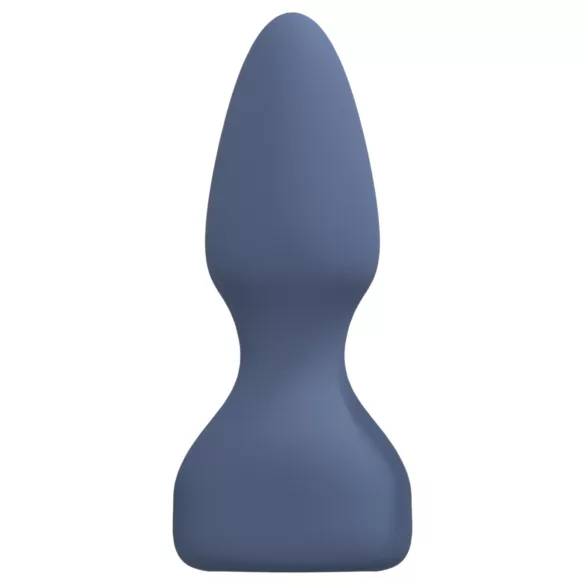 Loveline - interchangeable‑head vibrator set (blue‑grey)