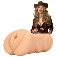   S-Line Cowgirl - realistic vagina masturbator (flesh-coloured)