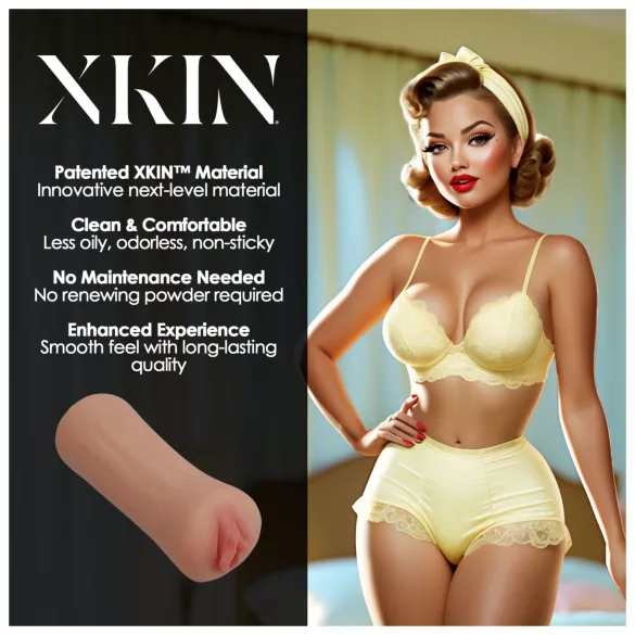 XKIN Party Slut Bettie - lifelike pussy masturbator (natural)