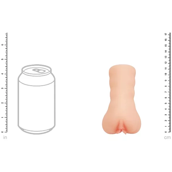 XKIN Greaser Girl Misty - lifelike vagina masturbator (flesh‑coloured)